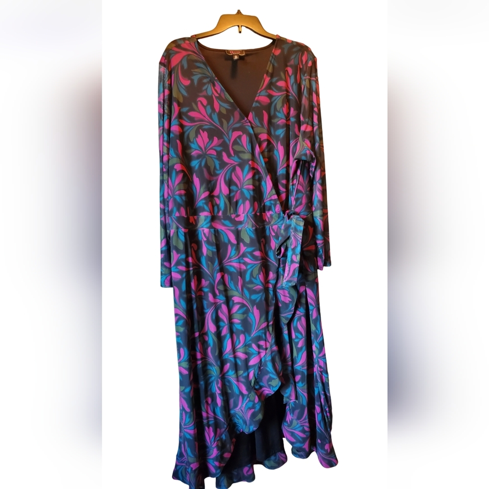 293. C Wonder by Christian Siriano Mesh Ruffle Hem Dress